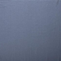 Tejido de lino prelavado - azul sombra
