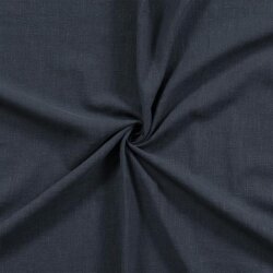 Linen fabric pre-washed - steel blue