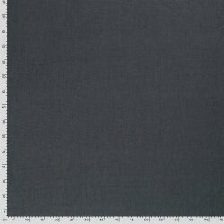 Leinen Stoff *Lara* vorgewaschen Uni - stahlblau