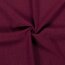 Linen fabric pre-washed - anti wine red