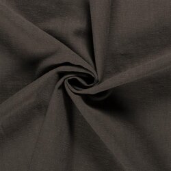 Linen fabric pre-washed - dark olive