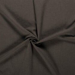 Linen fabric pre-washed - dark olive
