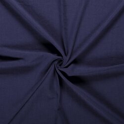 Linen fabric pre-washed - blueberry