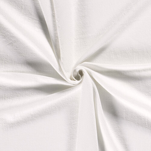 Leinen Stoff *Lara* vorgewaschen Uni – weiss