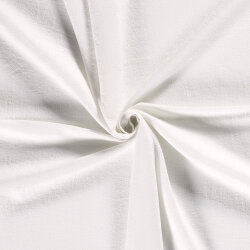 Leinen Stoff *Lara* vorgewaschen Uni – weiss
