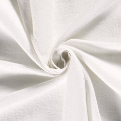 Leinen Stoff *Lara* vorgewaschen Uni – weiss