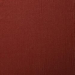 Linen fabric pre-washed - stone red