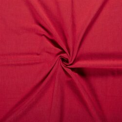 Linen fabric pre-washed - red