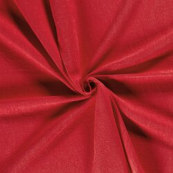 Leinen Stoff *Lara* vorgewaschen Uni - rot