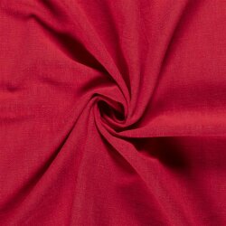 Tessuto di lino prelavato - rosso