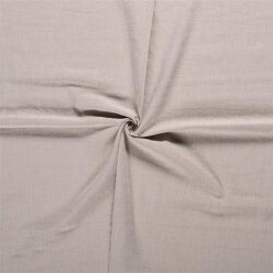 Linen fabric pre-washed - light beige grey