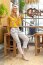 Linen fabric pre-washed - light beige grey