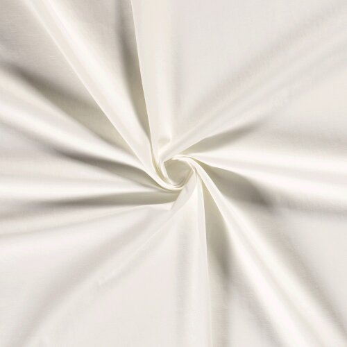 Sergé de coton stretch - - crème - blanc