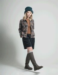 Breitcord *Marie* grob Uni - dunkelpetrolgrün