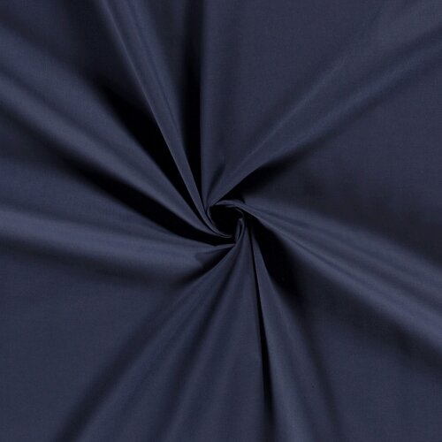 Polyester-cotton blend - dark blue