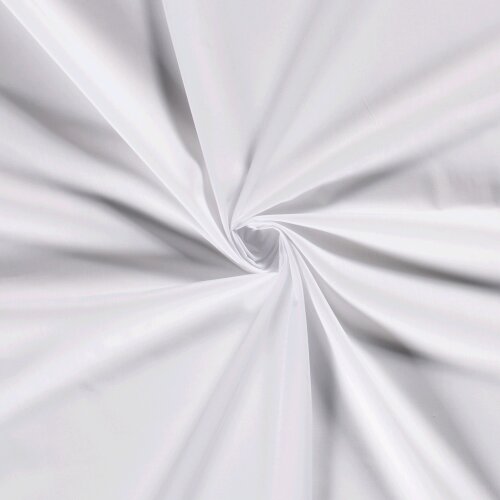 Polyester-cotton blend - white