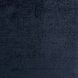Stretch velvet Nicki - donkerblauw
