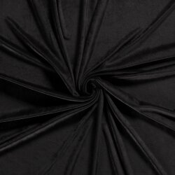 Stretch velvet Nicki - zwart