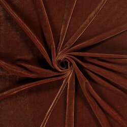 Stretch velvet *Marie* - - white