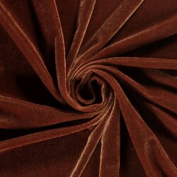 Stretch Samt *Marie* Uni - rost