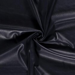 Suave imitación de cuero elástico – azul oscuro