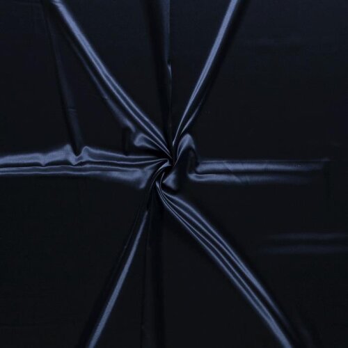 Stretch Satin *Marie* - nachtblau