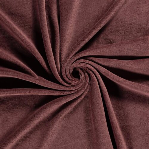 Wellness fleece *Marie* old burgundy