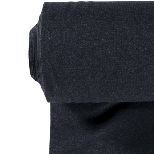 Knitted cuffs *Marie* - deep sea mottled