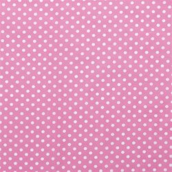 Cotton poplin dots 9mm - pink