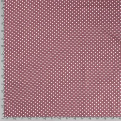 Cotton poplin dots 9mm - pale antique pink