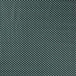 Cotton poplin dots 9mm - pine green