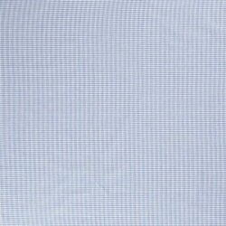 Baumwollpopeline garngefärbt Vichy Karo 2mm - jeansblau