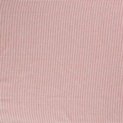 Popeline di cotone tinto in filo a quadri Vichy 2 mm - ruggine
