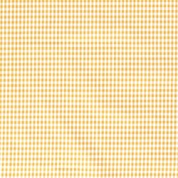 Algodón popelín teñido en hilo cuadros vichy 5mm - amarillo arena
