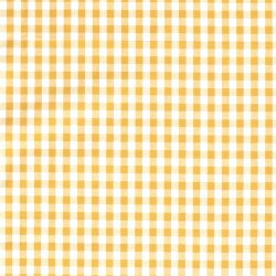 Popelín de algodón teñido en hilo - cuadros vichy 10mm amarillo arena