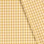 Popeline de coton teinte en fil - Carreau Vichy 10mm jaune sable