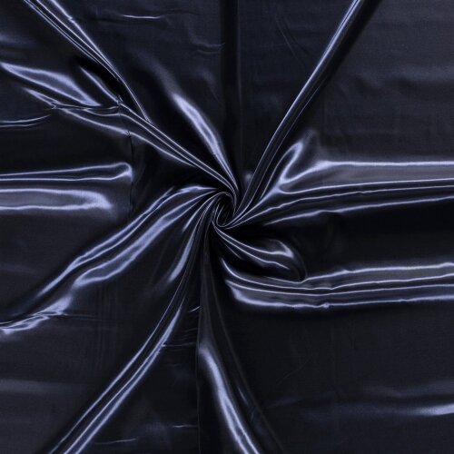 Polyester satin *Marie* - dark blue