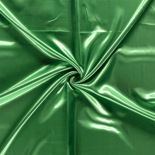 Polyestersatin *Marie* - grasgrün