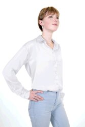 Poliéster satinado *Marie* - blanco