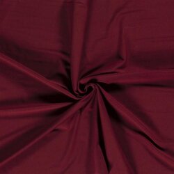 Jersey de algodón *Gaby* BIO-Orgánico - rojo vino oscuro