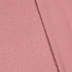 Musselin verstreute Goldtupfen – antikpink