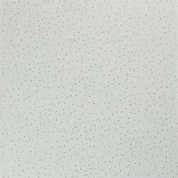 Mussola macchie doro sparse – menta infernale