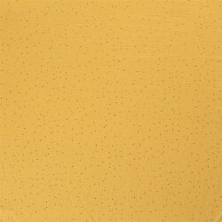 Mussola macchie doro sparse – senape