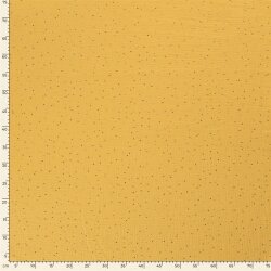 Mussola macchie doro sparse – senape