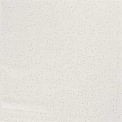 Muslin scattered gold polka dots – cream