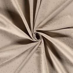 Mussola macchie doro sparse – beige