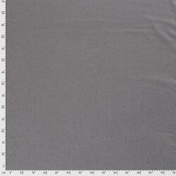 Musselin verstreute Goldtupfen – grau
