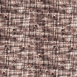 Viscose - Bengaline Abstract - dark beige