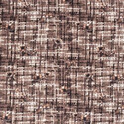 Viscose - Bengaline Abstract - dark beige