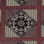 Viscose tile pattern - burgundy